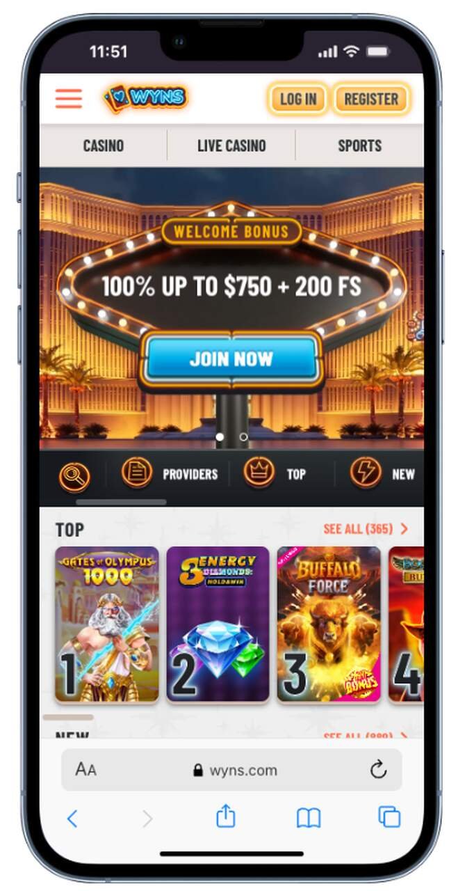 Canada - wyns live casino